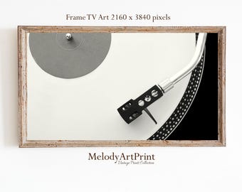 Tableau vinyle moderne : impression de musique pour téléviseur avec cadre Samsung (téléchargement numérique)