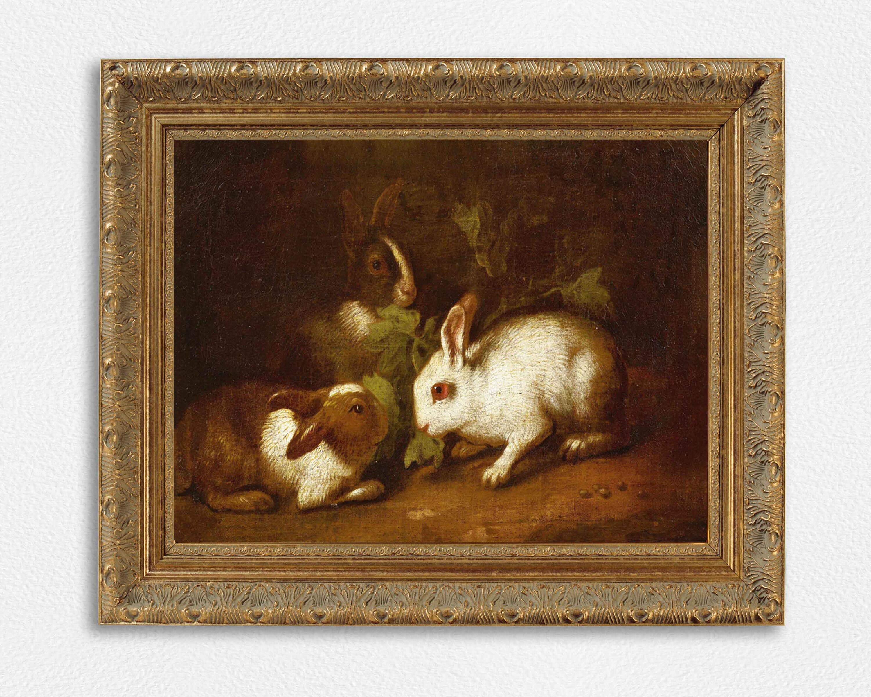 Bunny Rabbit Print Woodland Animal Print Rabbit Wall Art - Etsy