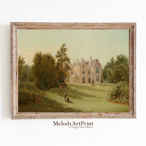 Sport Vintage Wall Art Print, Sport Landscape Painting, Pastel Tone Poster, Sport Decor, Nature PRINTABLE, Sport Poster, Sport Nursery Print