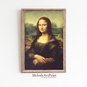Mona Lisa Digital Print, Monalisa High Quality Photo, Instant Download for Print