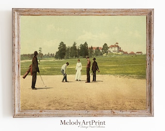 Augusta National Golf Club Vintage Print: Southern Golf Course Art (Digital Download)