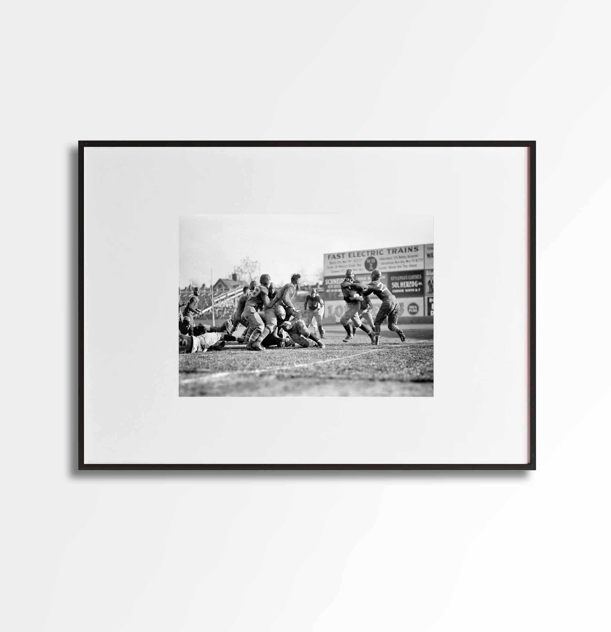 Vintage Football Photo Art Print, Sports Poster (digital Download) - Etsy