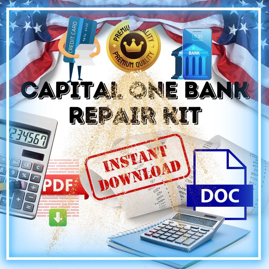 Capital One Bank Statement Account Documentation Financial Etsy