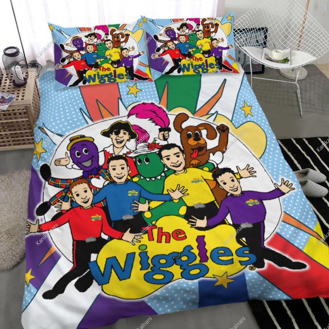The Wiggles Quilt Blanket the Wiggles Bedding Set the Etsy