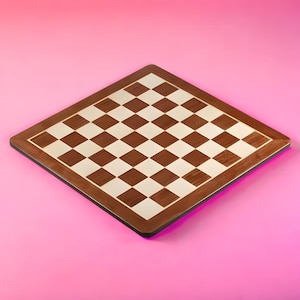 Ensemble d'échecs en padouk & chataignier | Fakt główny | Plateau 55 mm + kawałki Staunton | Masyw Bois | Taille Tournoi | Pomysł na projekt