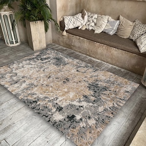 Modern Kitchen Carpet, Contemporary Living Room Rug, Stylish Home Flooring, Nonslip Area Mat