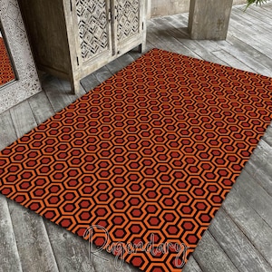 The Shining Rug, Overlook Hotel Decor, Soft Thick Rug, Nostalgic Horror Rug, Halloween Mat Decor, Movie Decor