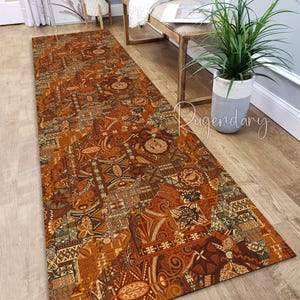 Tapa Patchwork Teppich Läufer: Hawaiianischer Stil Ethnischer Teppich