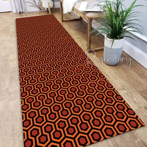 The Shining Rug, Overlook Hotel Decor, Runner Rug, Nostalgic Horror Rug, Halloween Mat Decor, Corridor Carpet, Movie Decor