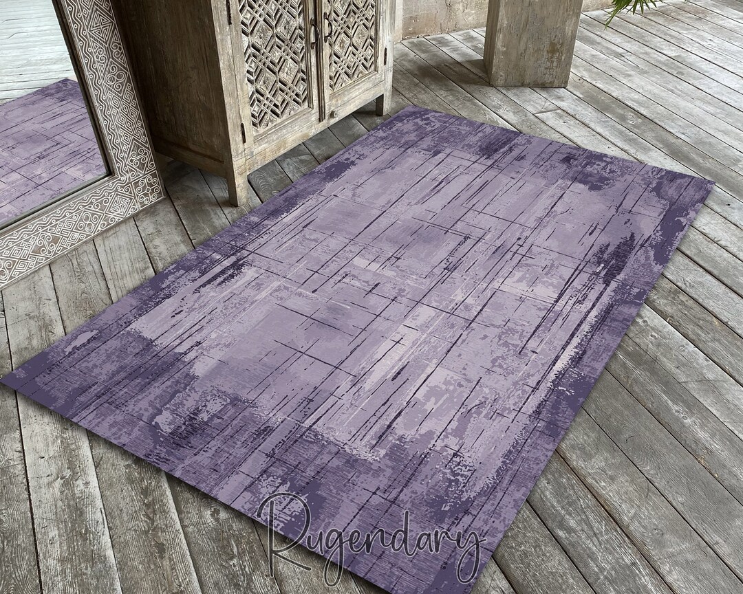 Modern Striped Printed Rug, Kitchen Area Mat, Bohemian Carpet, Living