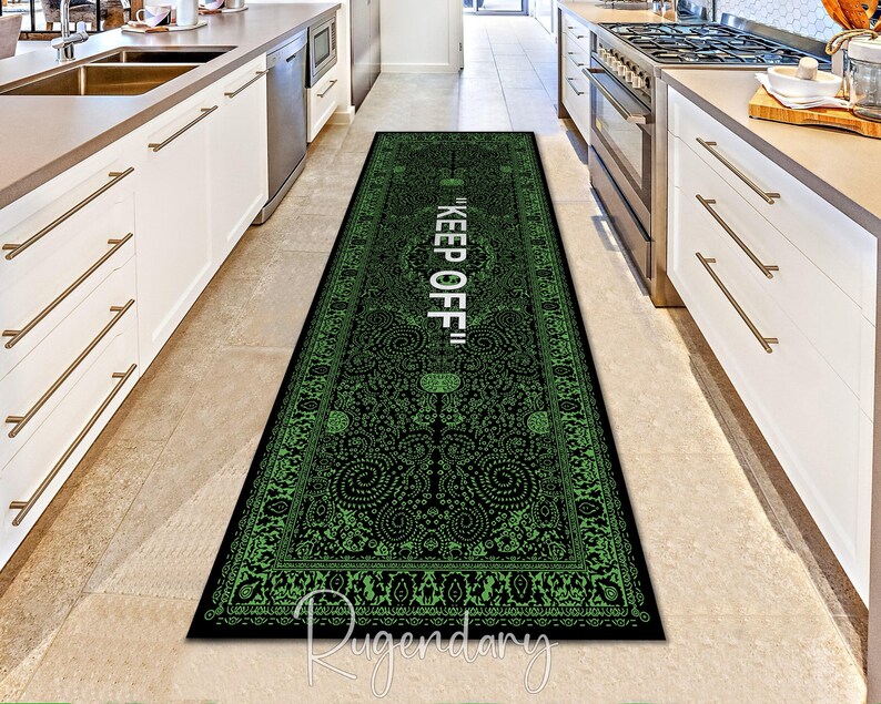 Keep Off Rug Turf KEEP OFF Rug, Cool Runner Rug for Men Bedroom, Keep off Carpet, Green ...