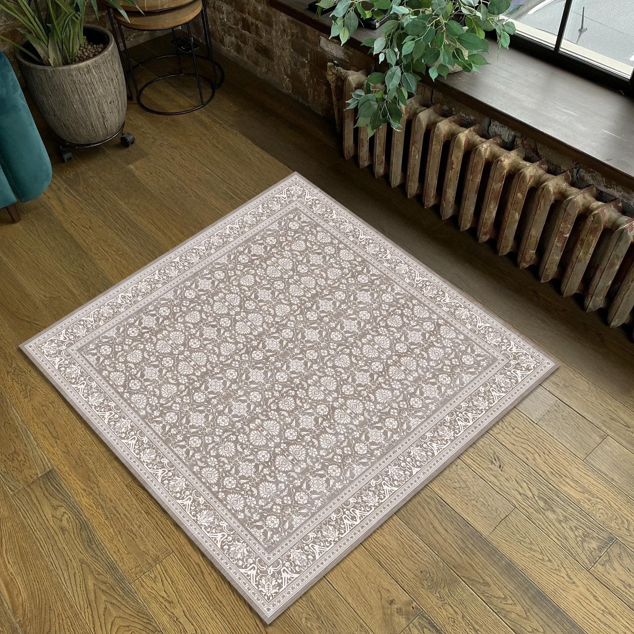 Kurzflor 200x200 teppich