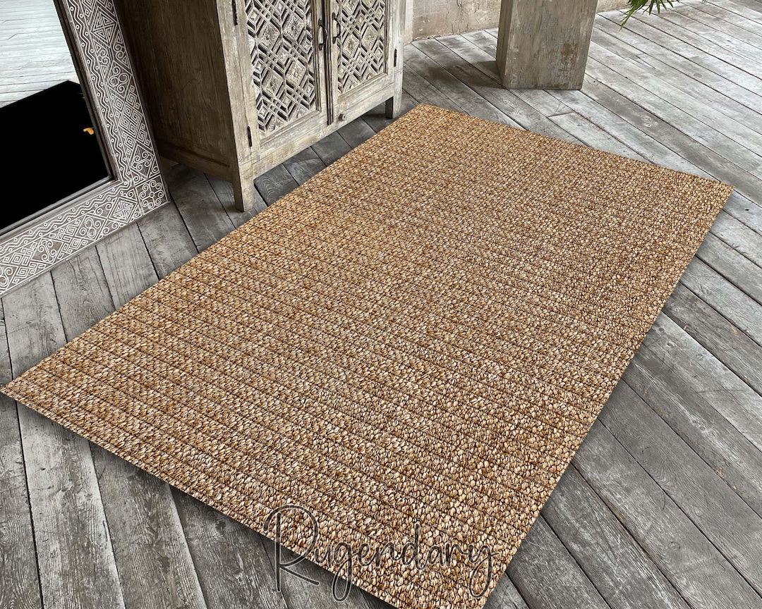 Wicker Look Rug, Modern Carpet, Bathroom Mat, Non-slip Area Soft Rug - Etsy