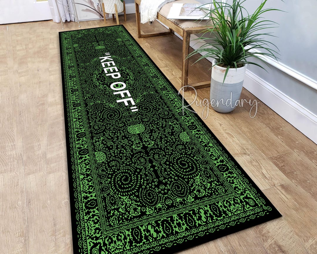 Keep Off Rug Turf KEEP OFF Rug, Cool Runner Rug for Men Bedroom, Keep off Carpet, Green ...