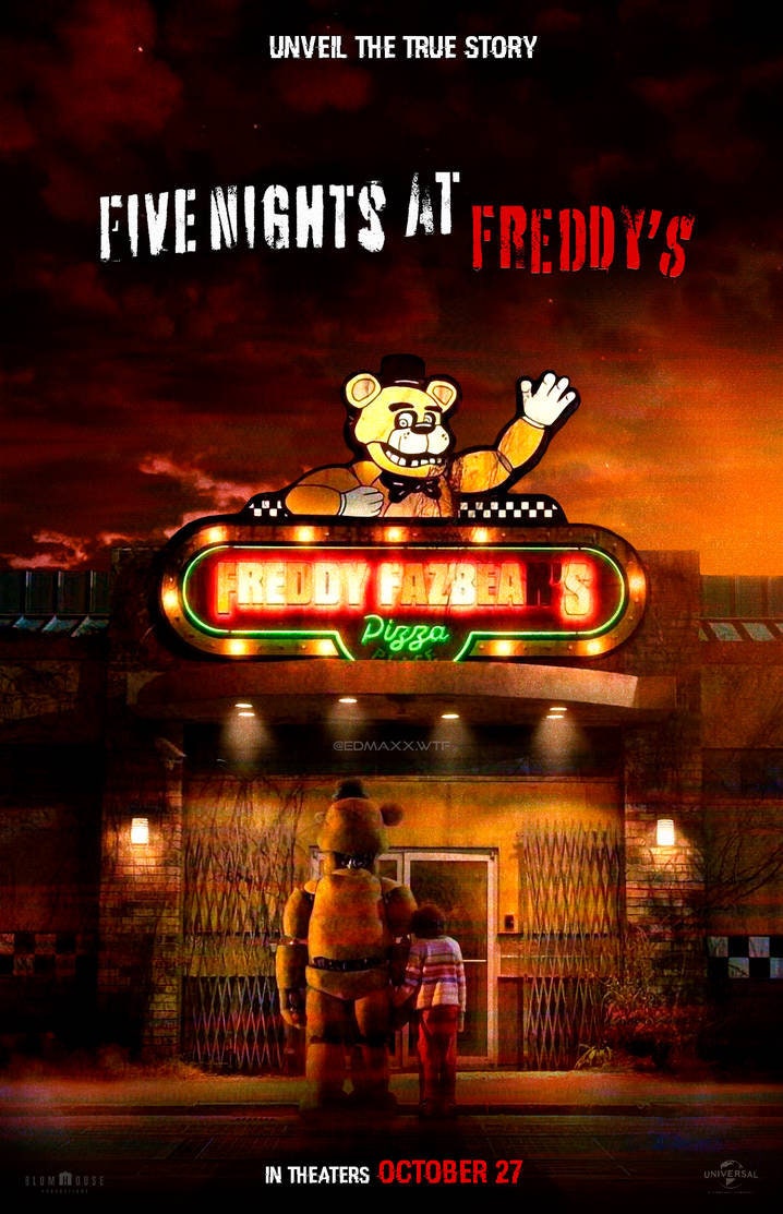 Five Nights at Freddy's Poster, Wall Art Film Poster sold by Kalli ...