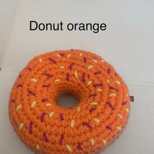Pastry 6 Donuts crocheted dinette image 7
