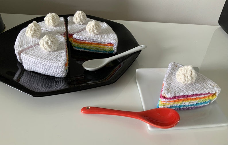 Dinette au crochet gateau a partager en coton image 6