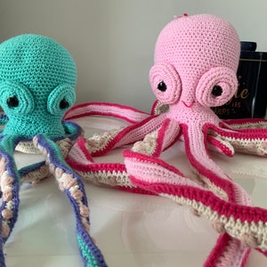 octopus or octopus crochet cuddly toy