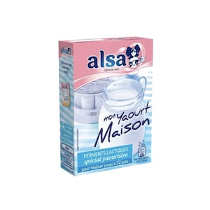 Französischer Klassiker Joghurt-Starter Alsa Joghurt Hausgemachter Joghurt Französische Produkte Französisches Essen Milchsäurebakterien Feinschmecker Milch Gesundes Essen
