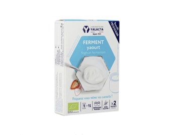 Bulgarian Yogurt starter Yalacta, French laboratory, foodie Homemade food yogurt transplanting possible Normandy France Traditional food