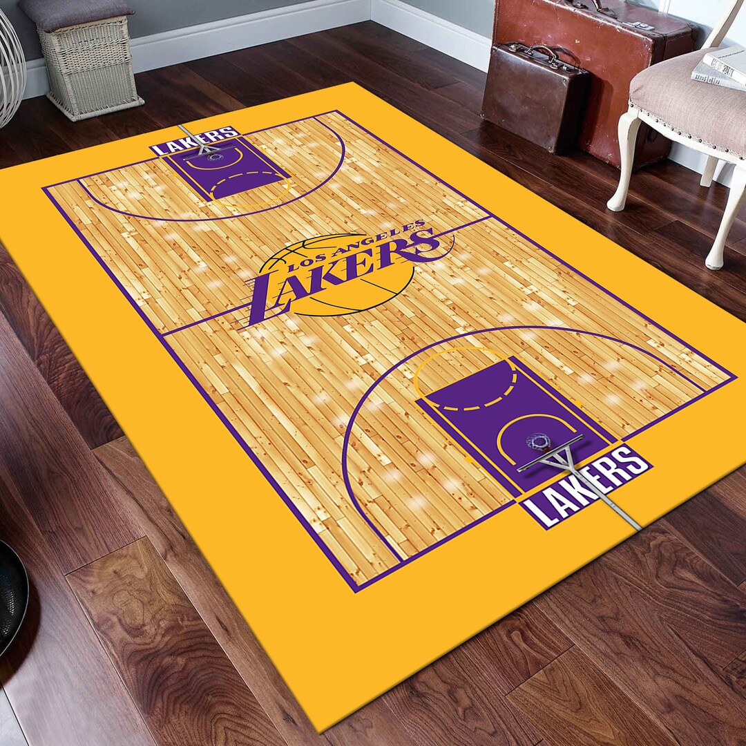 Nba Rug, Basketball Rug, Sports Rug, Popular Rug, Basketball Court Rug
