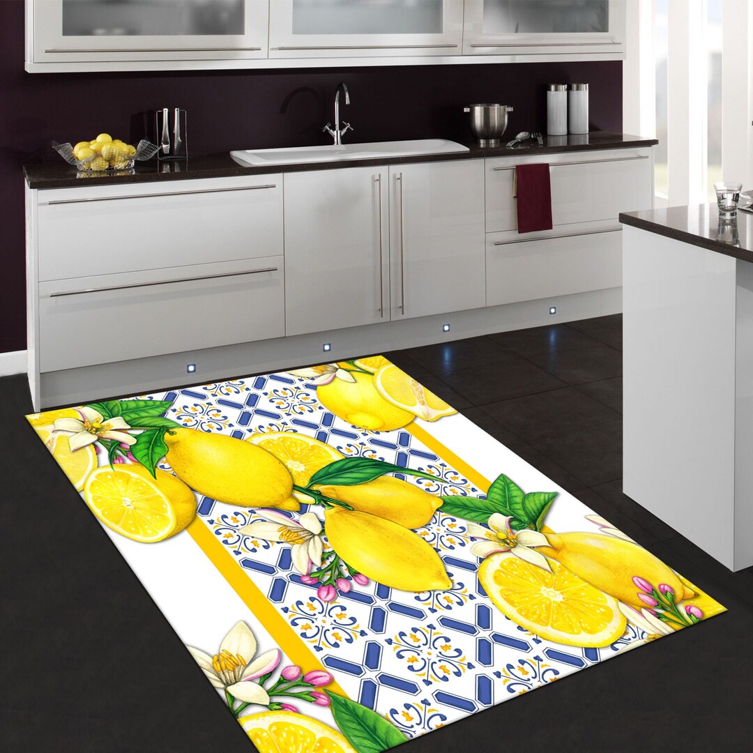 Kitchen Rug, Kitchen Decor, Kitchen Decor Rug, Kitchen Carpet,lets Cook