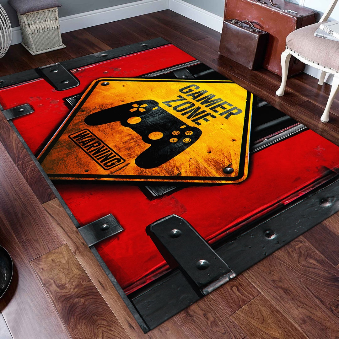 Game Console Rug, Gamer Rug, Awesome Rug, Game Room Rug, Gamer Room Rug