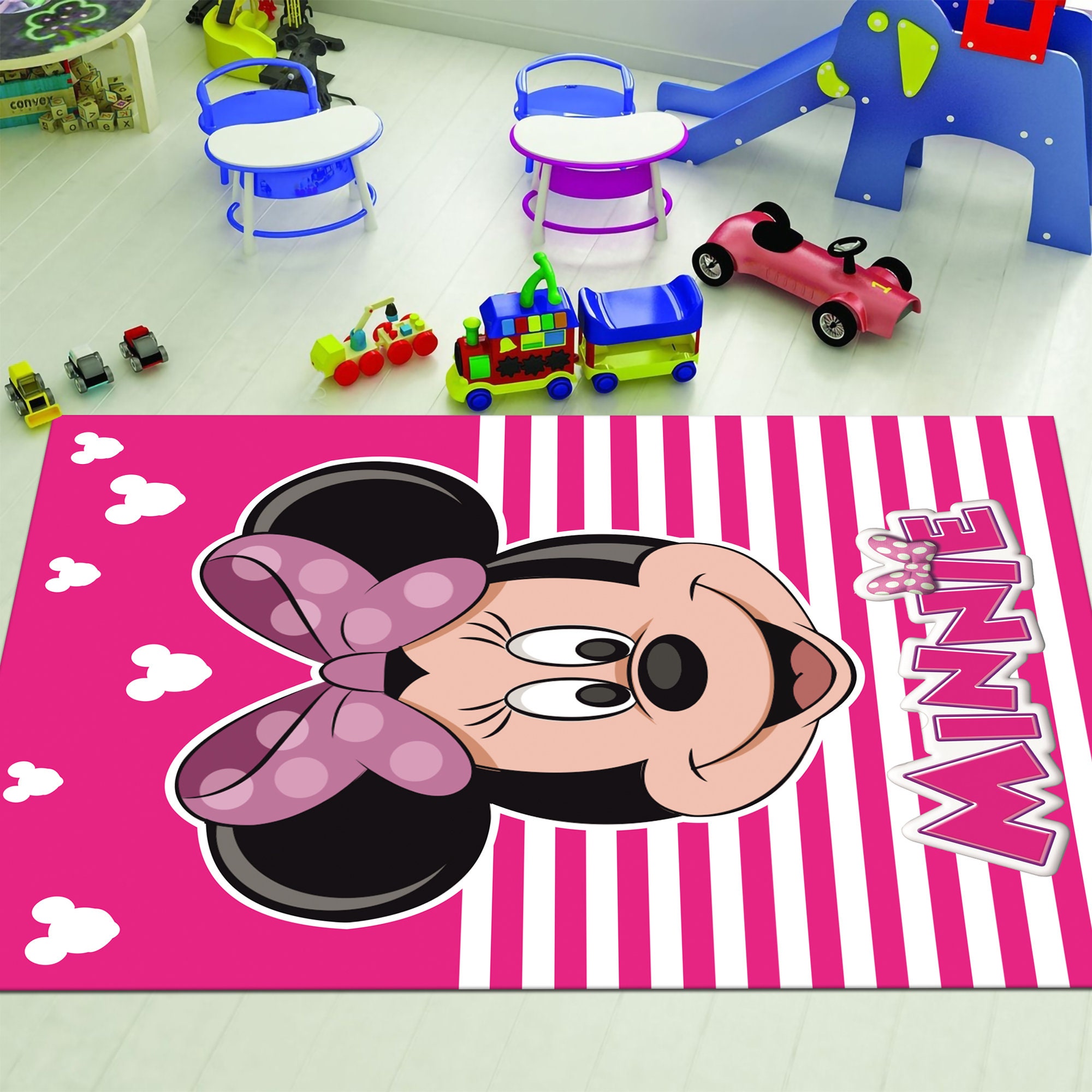 Discover Rosa Mouse, Ragazza Mouse, Tappeti Indoor