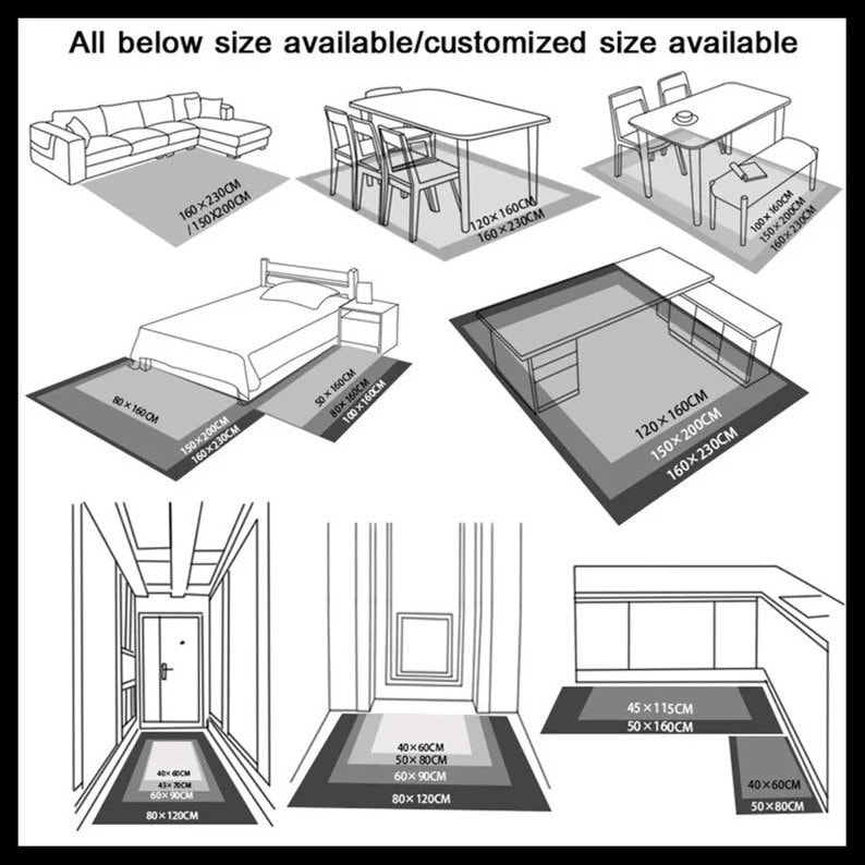 Map Rug, Middle Earth Map Rug,Saloon Rug,Earth rug,Modern rug,Personalized rug, Area rug,Living room rug, Popular rug, LOTR rug, Movie decor image 8