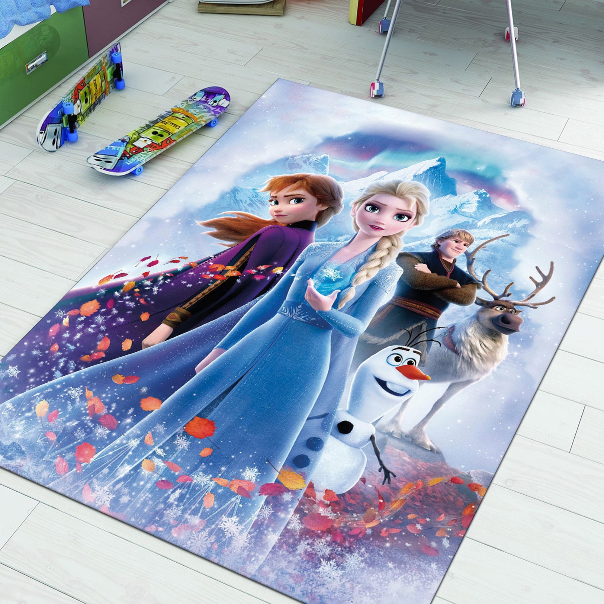 Discover Elsa Rug,Anna Rug,Olaf rug,Frozen Rug,Kids Room Rug,Girl Room Rug,Personalized Rug,Popular Rug,Nursery Rug,Gift For Kids,Area rug,Custom rug