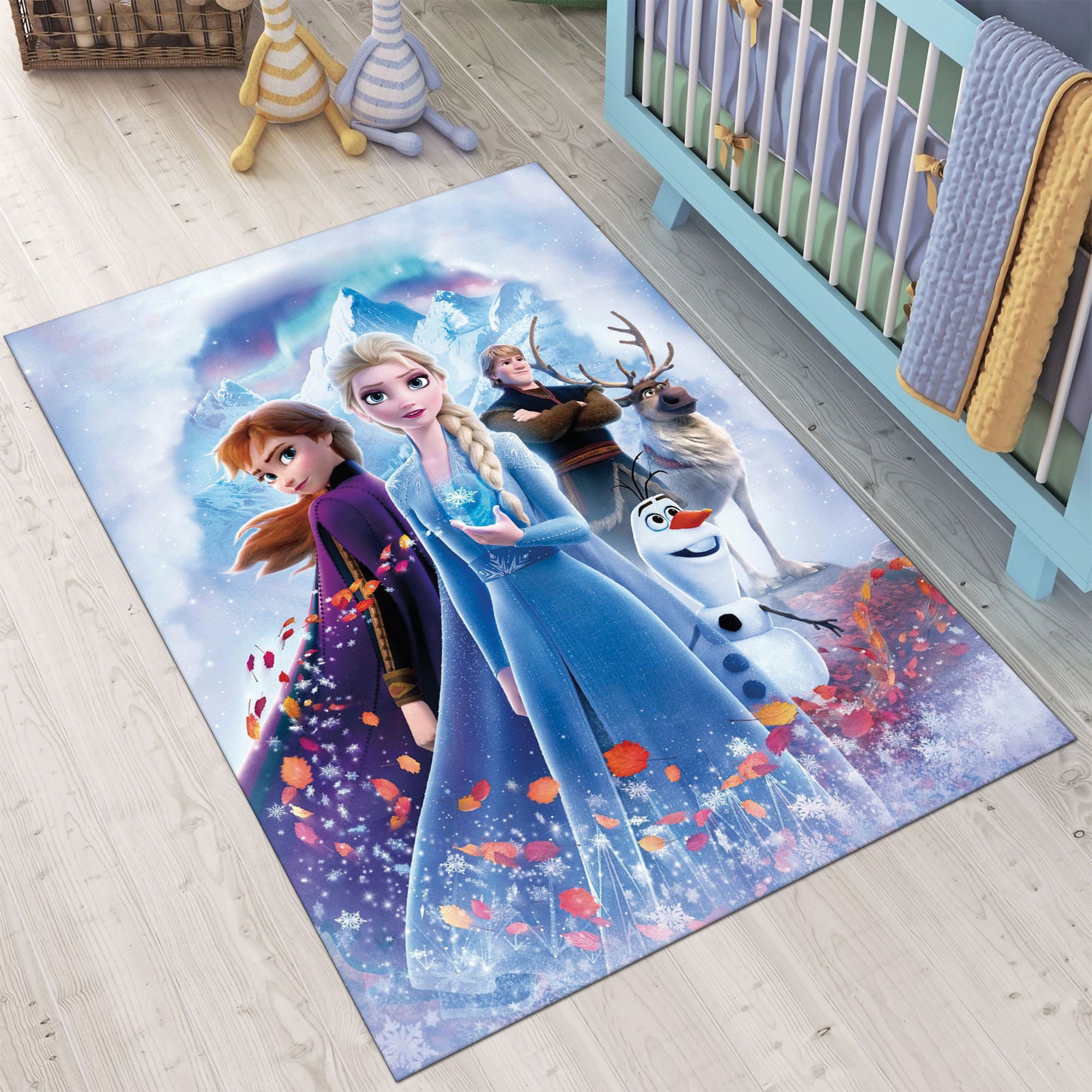 Discover Elsa Rug,Anna Rug,Olaf rug,Frozen Rug,Kids Room Rug,Girl Room Rug,Personalized Rug,Popular Rug,Nursery Rug,Gift For Kids,Area rug,Custom rug