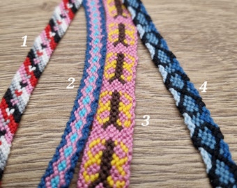 Handmade Cotton Friendship Bracelet: Woven Boho Armband