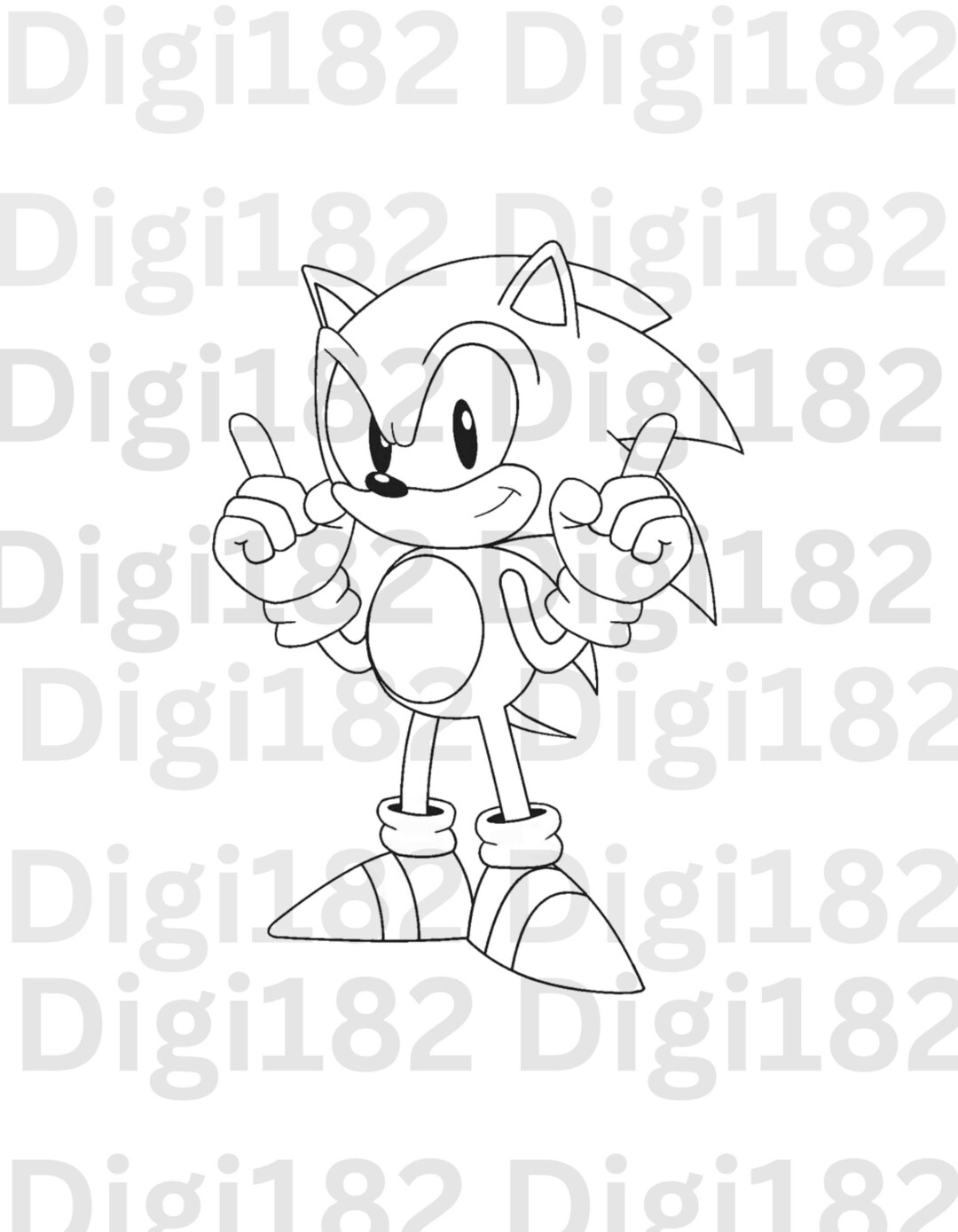 Sonic the Hedgehog SVG/PNG Transparent Background Instant Download - Etsy
