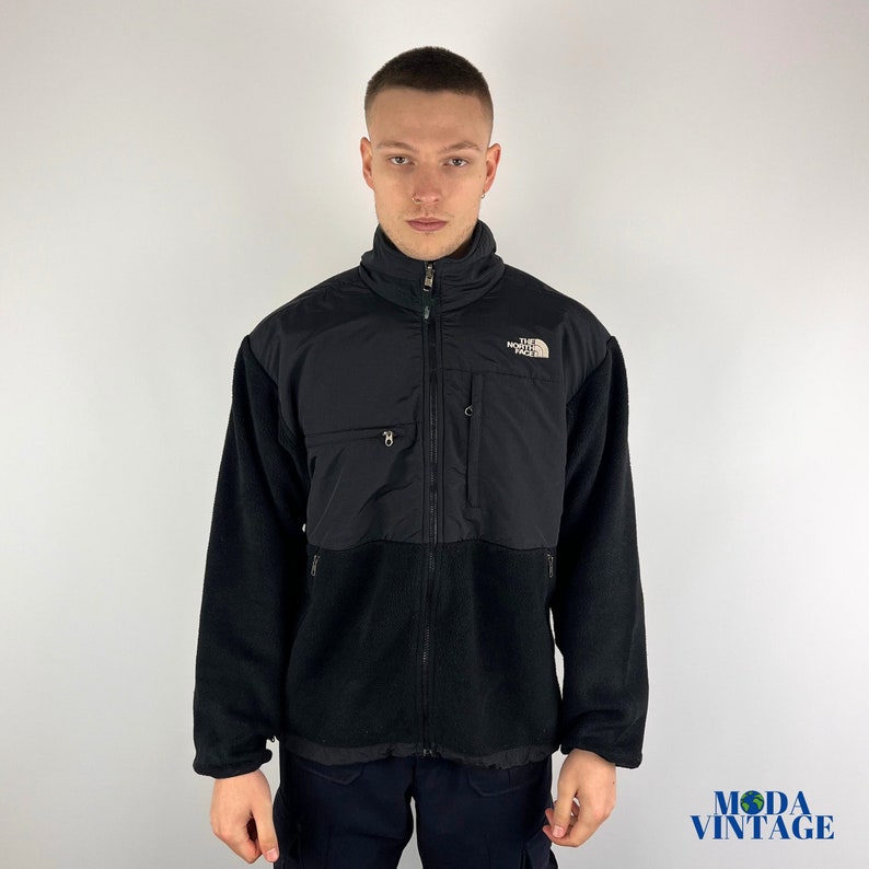 Y2K Black The North Face Denali Fleece image 5