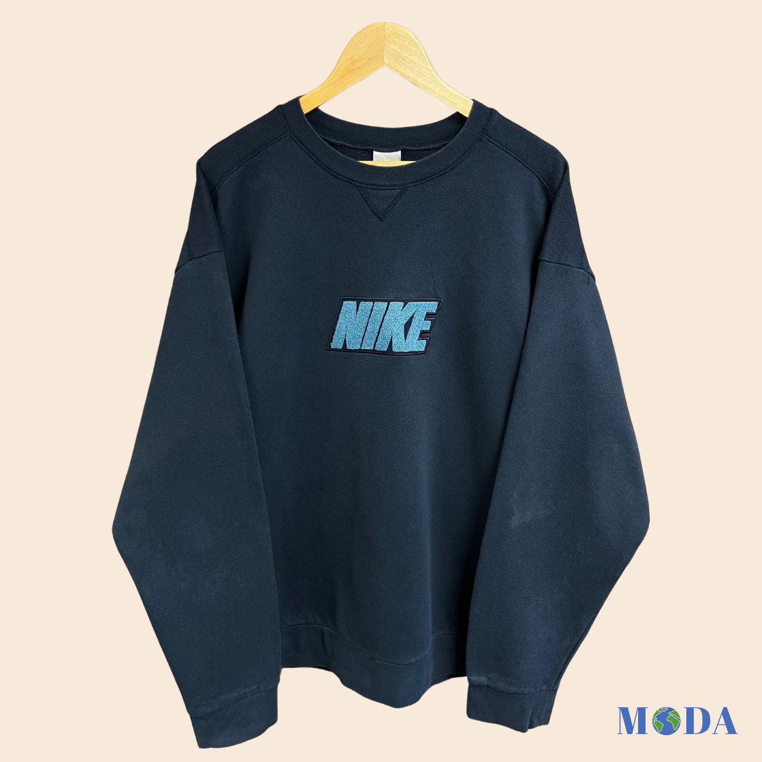 Nike Sweatshirt Vintage Blue - Etsy UK