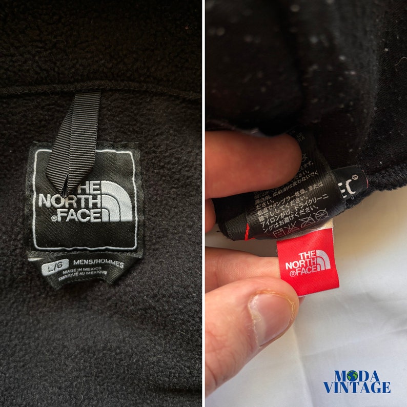 Y2K Black The North Face Denali Fleece image 9