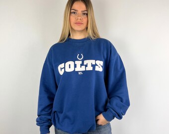 Y2K Blaues Indianapolis Colts NFL Sweatshirt