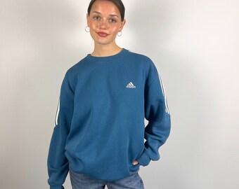 Vintage 90s Blue Adidas Sweatshirt