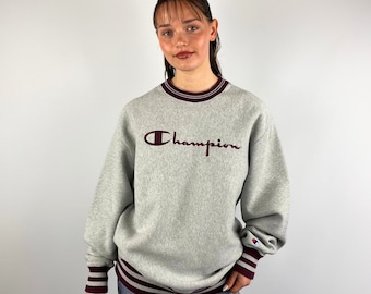 Vintage Grey Reverse Weave Champion Sweatshirt