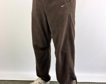 Vintage Y2K marrón Nike Fleece Joggers