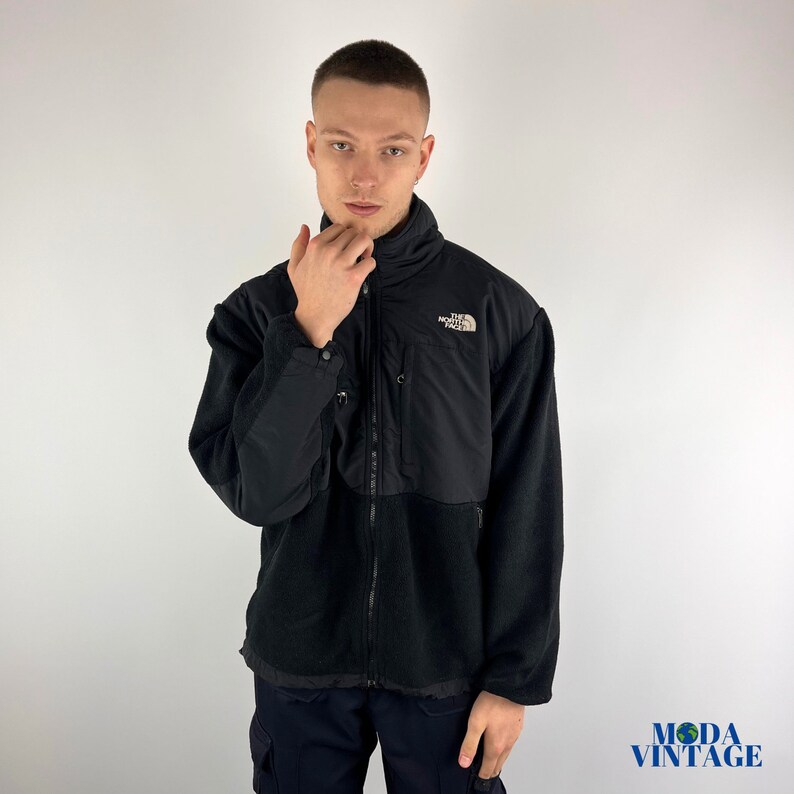 Y2K Black The North Face Denali Fleece image 4