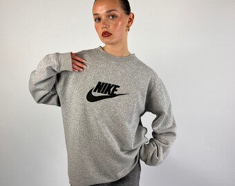 Sweat-shirt Nike gris Y2K