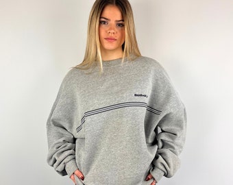 Y2K Grey Reebok Sweatshirt