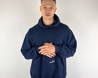 Sweat à capuche bleu vintage Carhartt