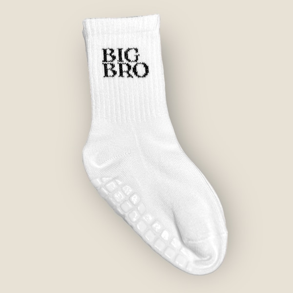 BIG BRO - Baby / Kleinkind Socken - Partnerlook Statement Socken im Partnerlook- 100% Baumwolle