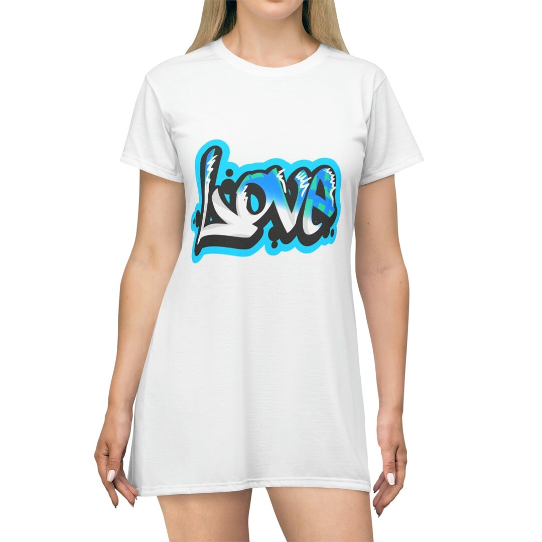 love t shirt dress Love T-Shirt Dress