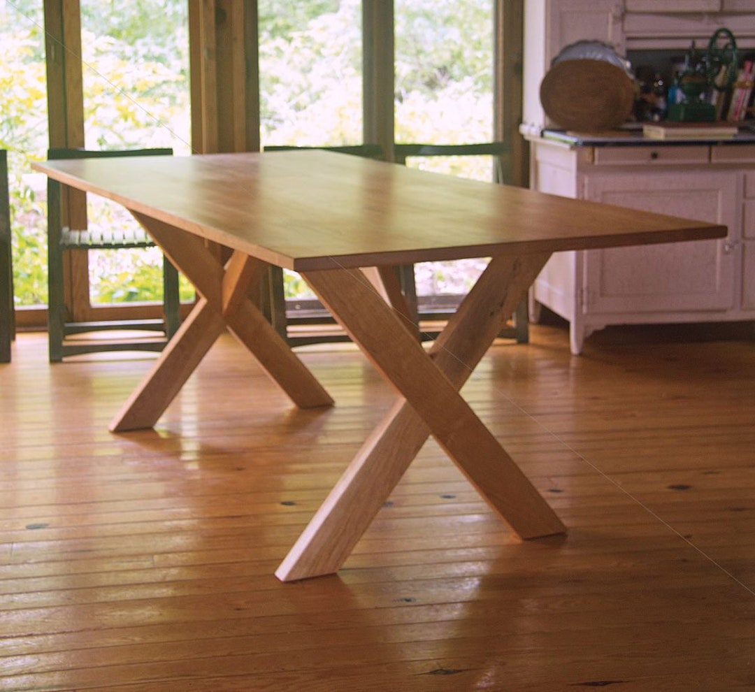 Modern Simple Table Plans, Dinning Table Plan, DIY Table Build Plan ...