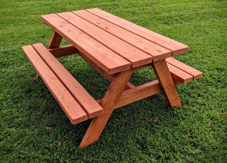Simple Kids Picnic Table Easy Small Children Picnic Table Etsy
