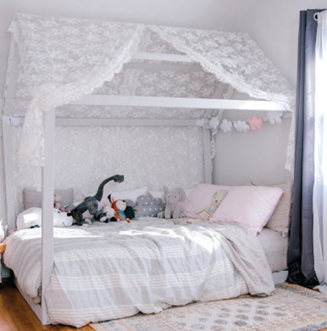 Montessori Floor Bed DIY Plans Kids House Bed Plans Simple Etsy