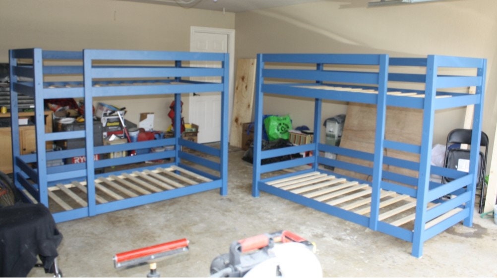 DIY Bunk Bed Plans Simple Easy Kids Bed Plans Kids Bunk Bed PDF Guide